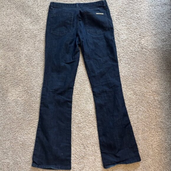 Michael Kors Low Rise Dark Wash Bootcut Jeans - size 4 - Picture 3 of 5